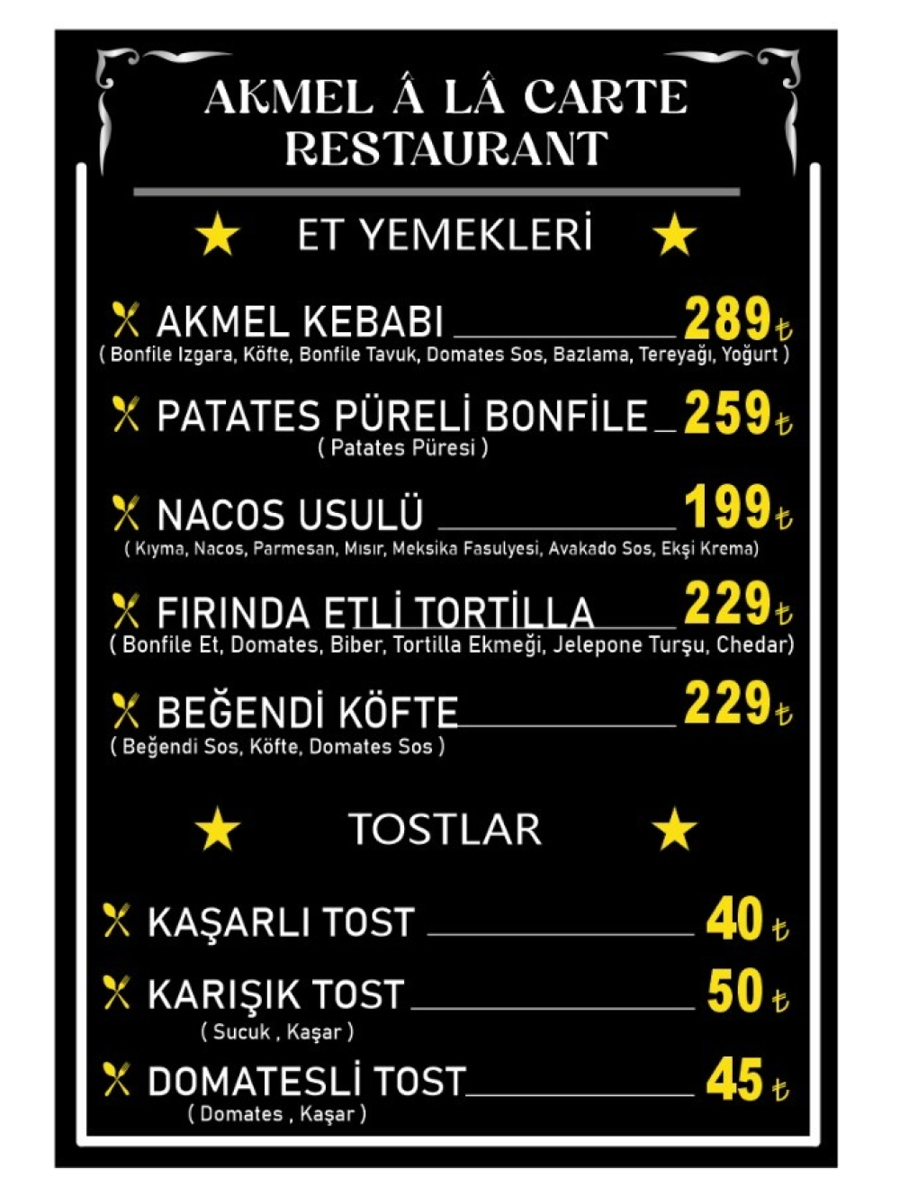 ET YEMEKLERİ
