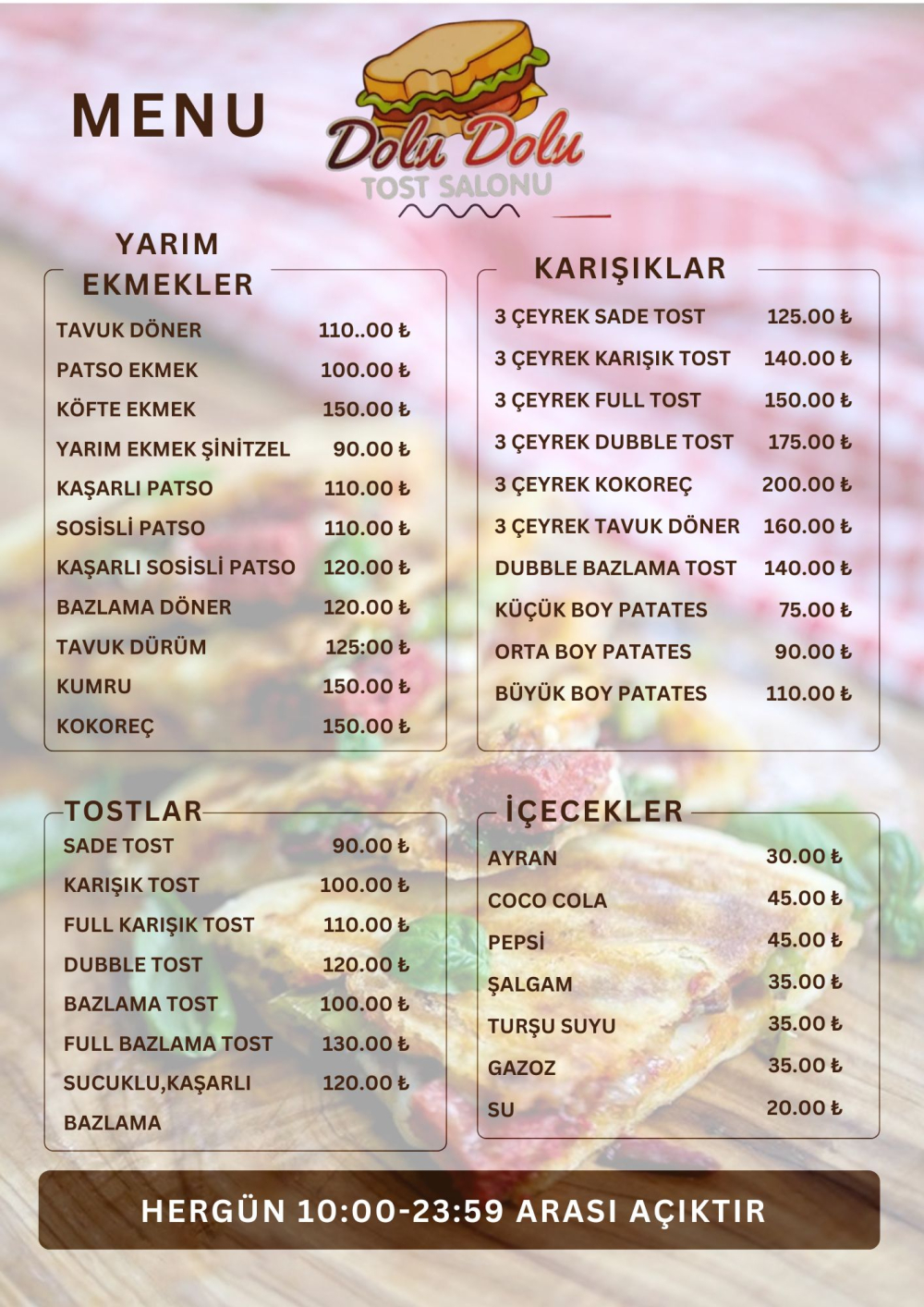 dolu dolu tost