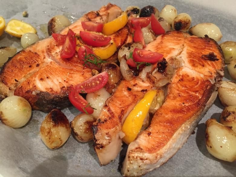 NORVEÇ SOMON+SALATA