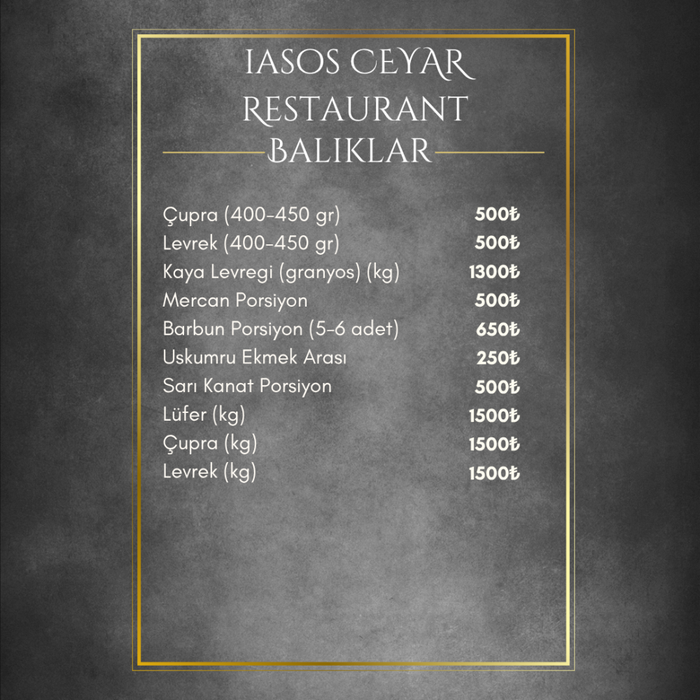 Balık Çeşitleri