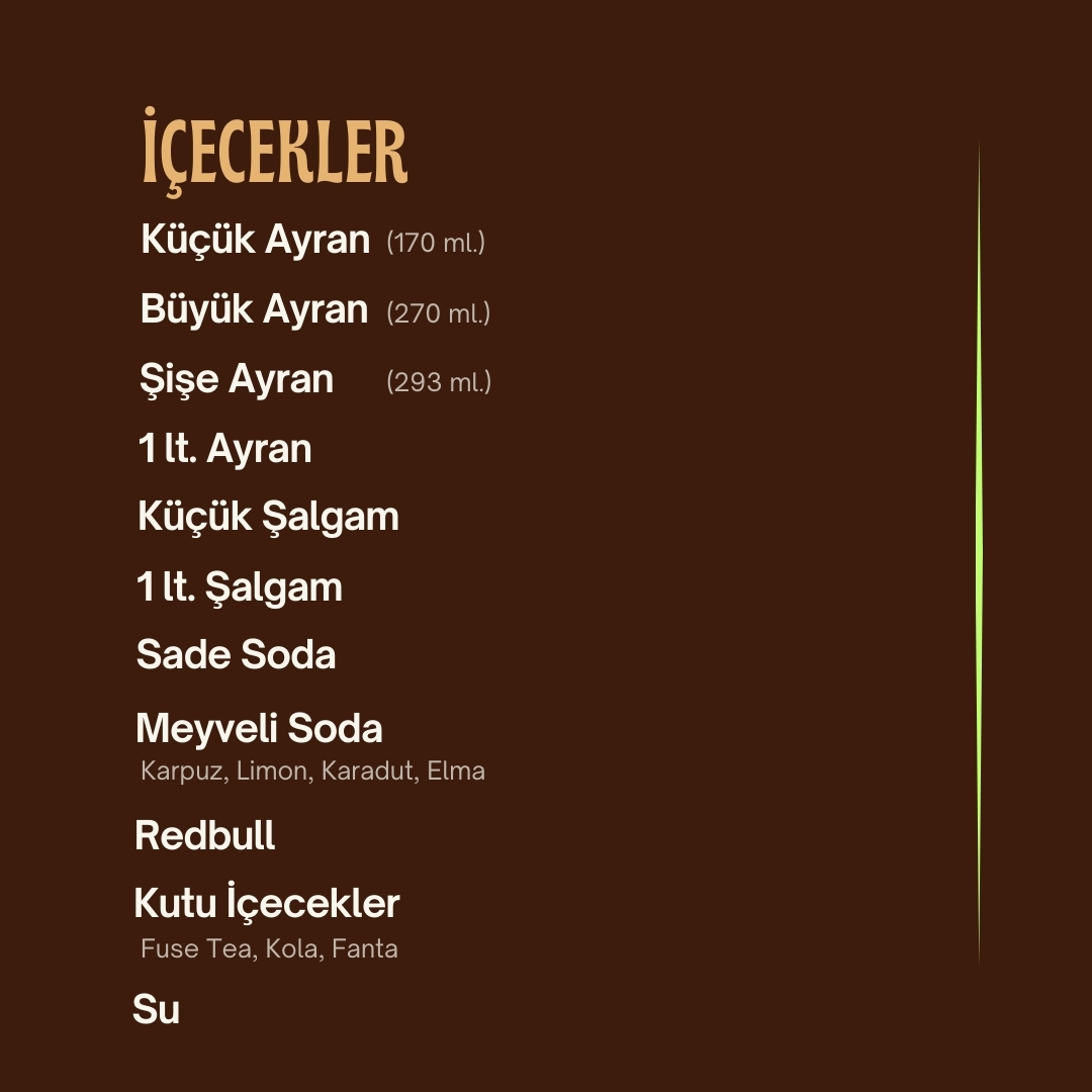 İçecekler